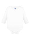 BABY BODYSUIT LONG SLEEVE - WH / 3M