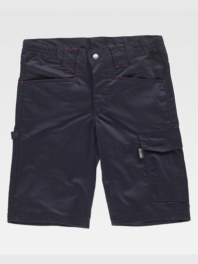 BERMUDA SHORTS WITH STRETCH FABRIC - Black / S