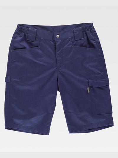 BERMUDA SHORTS WITH STRETCH FABRIC - Marine / S