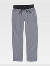 CHEF TROUSERS IN CHECKED FABRIC - Chequered White/Black / S
