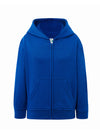CHILDREN’S LIGHTWEIGHT FRENCH TERRY HOODED AND ZIP SWEATSHIRT - RB / 1-2