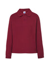 CHILD’S REGULAR LONG SLEEVE POLO SHIRT - BU / 3-4