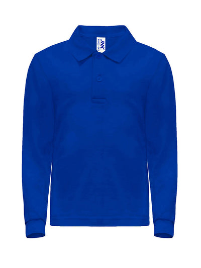 CHILD’S REGULAR LONG SLEEVE POLO SHIRT - RB / 1-2