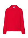 CHILD’S REGULAR LONG SLEEVE POLO SHIRT - RD / 1-2
