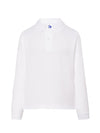 CHILD’S REGULAR LONG SLEEVE POLO SHIRT - WH / 1-2