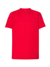 CHILD’S SHORT SLEEVE SPORTS T-SHIRT - RD / 3-4