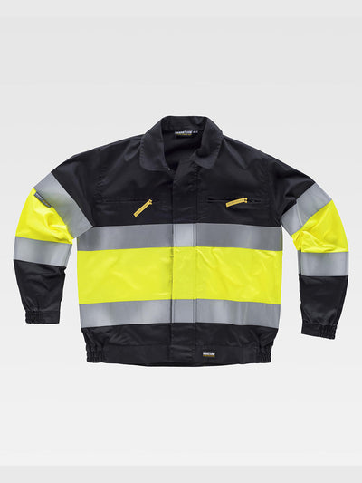 CLASS 1 HIGH VISIBILITY JACKET - Black/Yellow / M