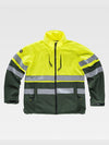 CLASS 1 HIGH VISIBILITY SOFTSHELL WITH HOOD - Green/Yellow / S