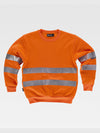 CLASS 2 HIGH VISIBILITY CREW NECK SWEATSHIRT - Orange / M