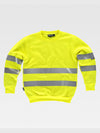 CLASS 2 HIGH VISIBILITY CREW NECK SWEATSHIRT - Yellow / S