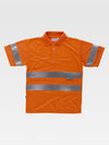 CLASS 2 HIGH VISIBILITY SHORT SLEEVE POLO SHIRT - Orange / S