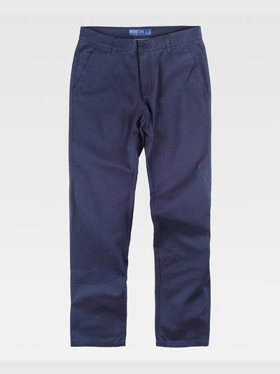 COTTON WORK TROUSERS - Marine / M
