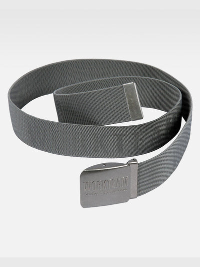ELASTIC BELT WITH WORKTEAM LOGO - Dark Gray / XS