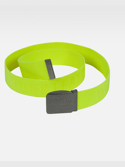ELASTIC BELT WITH WORKTEAM LOGO - Yellow / XS