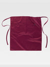 FRENCH APRON - Maroon / XS