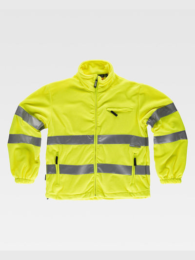 FULL ZIP FLEECE HIGH VISIBILITY CLASS 3 - Yellow / S