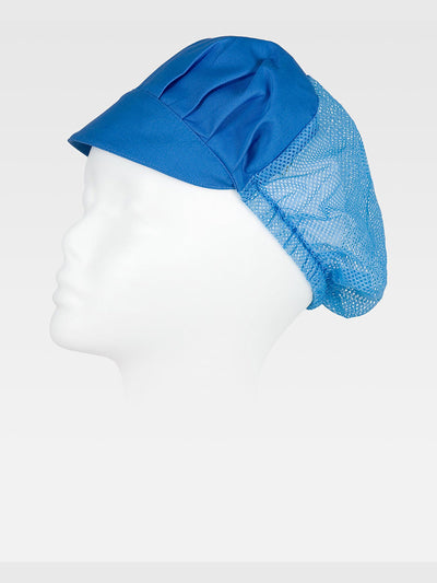 HAIR COLLECTION CAP WITH NET - Blue / XS