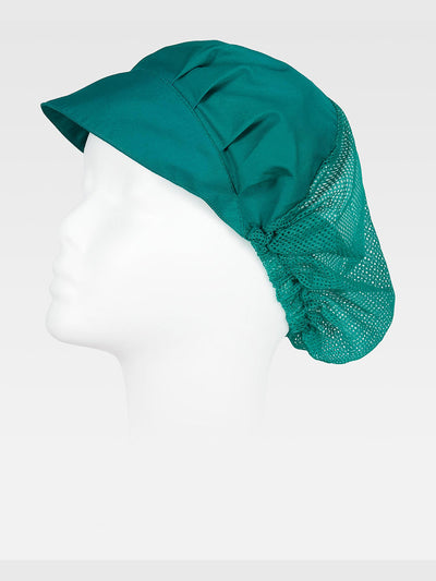 HAIR COLLECTION CAP WITH NET - Herb Green / XS