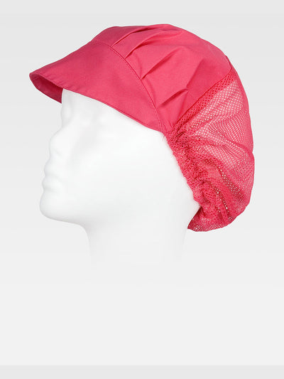 HAIR COLLECTION CAP WITH NET - Pink / XS