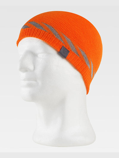 HIGH VISIBILITY CAP WITH REFLECTIVE DETAILS - Orange / XS