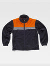 HIGH VISIBILITY FULL ZIP FLEECE - Marine/Orange / S