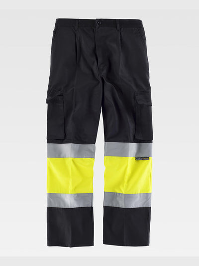 HIGH VISIBILITY TROUSERS CLASS 1 - Black/Yellow / S