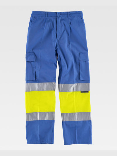 HIGH VISIBILITY TROUSERS CLASS 1 - Blue/Yellow / S