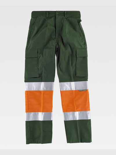 HIGH VISIBILITY TROUSERS CLASS 1 - Green/Orange / S