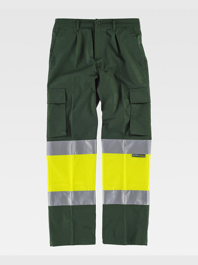 HIGH VISIBILITY TROUSERS CLASS 1 - Green/Yellow / S