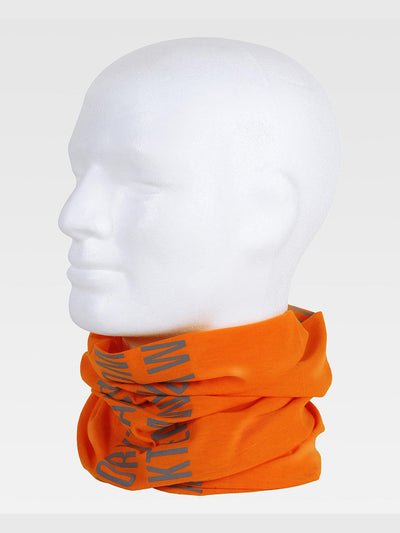 LIGHTWEIGHT MULTIFUNCTIONAL NECK WARMER HIGH VISIBILITY - Orange / XS
