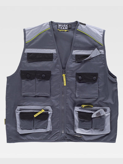 LIGHTWEIGHT MULTIPOCKET VEST - Dark Grey / XXL