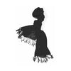 Magnolia Pashmina - BLACK / S/T
