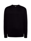 MEN’S CREW NECK SWEATSHIRT CVC - BK / XS