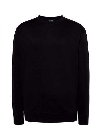 MEN’S CREW NECK SWEATSHIRT CVC - BK / XS