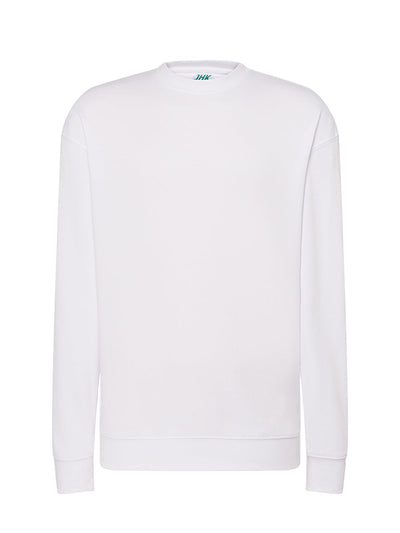MEN’S CREW NECK SWEATSHIRT CVC - WH / XS