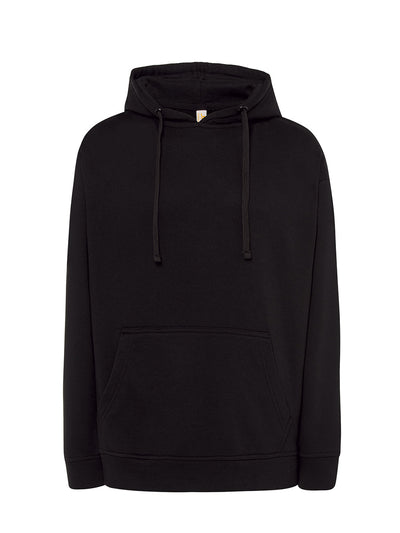 MEN’S HOODIE CVC - BK / XS