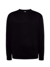 MEN’S LIGHTWEIGHT FRENCH TERRY CREW NECK SWEATSHIRT - BK / S