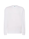 MEN’S LIGHTWEIGHT FRENCH TERRY CREW NECK SWEATSHIRT - WH / S