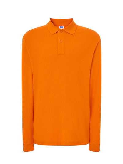 MEN’S REGULAR LONG SLEEVE POLO SHIRT - OR / S
