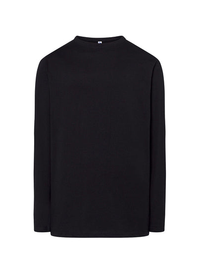 MEN’S REGULAR LONG SLEEVE T-SHIRT - BK / XS