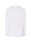 MEN’S REGULAR LONG SLEEVE T-SHIRT - WH / XS
