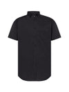 MEN’S SHORT SLEEVE POPLIN SHIRT - BK / S