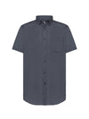 MEN’S SHORT SLEEVE POPLIN SHIRT - GY / S