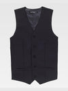 MEN’S VEST - Black / S