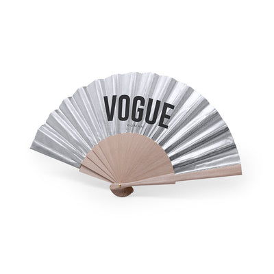 Mikar Hand Fan - SILVER / S/T