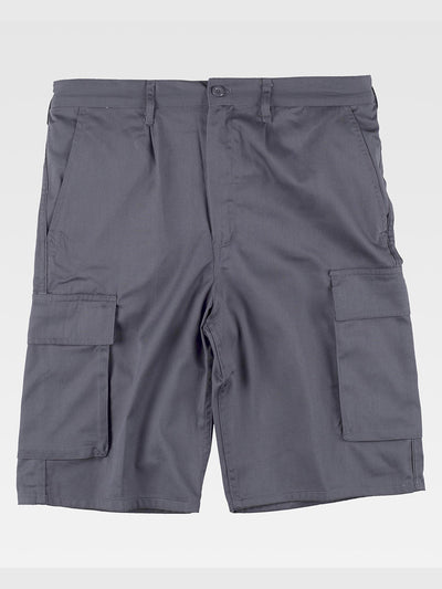 MULTI-POCKET BERMUDA SHORTS - Dark Gray / S