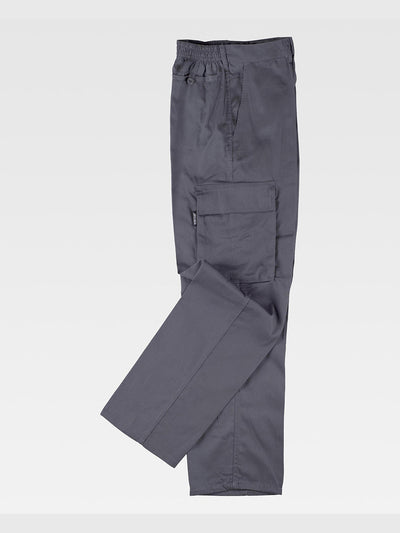 MULTI-POCKET WORK TROUSERS - Dark Gray / S