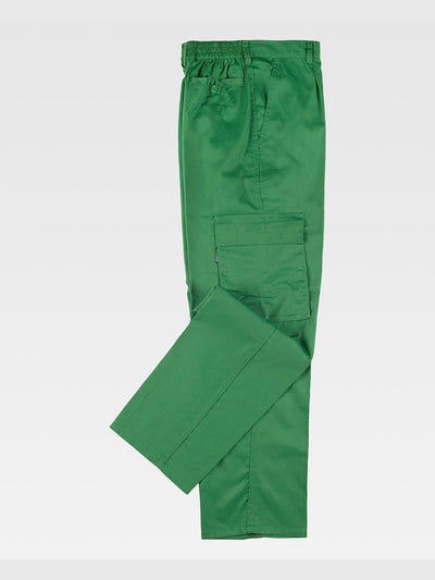 MULTI-POCKET WORK TROUSERS - Light Green / S