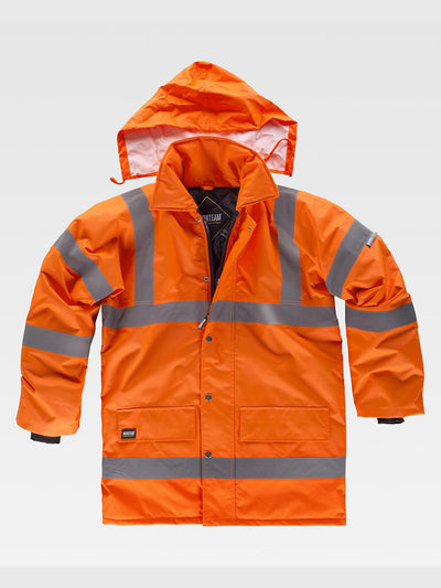 PADDED PARKA HIGH VISIBILITY CLASS 3 - Orange / M