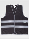 REFLECTIVE BANDS VEST - Black / XS